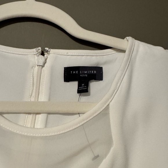 The Limited Petite White Dress Size 8 NWT - Picture 3 of 5